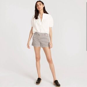 J. Crew 4" Stretch Chino Short Storm Grey Womens Size 8 NWT